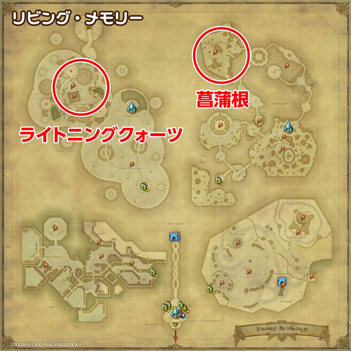 ライトニングクォーツ、菖蒲根